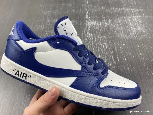 CUSTOM DM7890-101 TRAVIS SCOTT 1 AIR X JORDAN OFF-WHITE X 0325